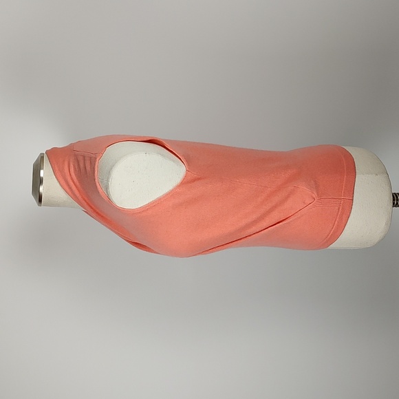 EUC Linda Allard Ellen Tracy Wrap Front 100% Cashmere Coral Sweater Top Large - Picture 7 of 10